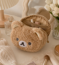 La Billou - Trousse de Maquillage Ours en Peluche