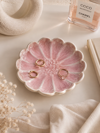 Fleurs de Porcelaine – Vide-Poches à Bijoux en Céramique
