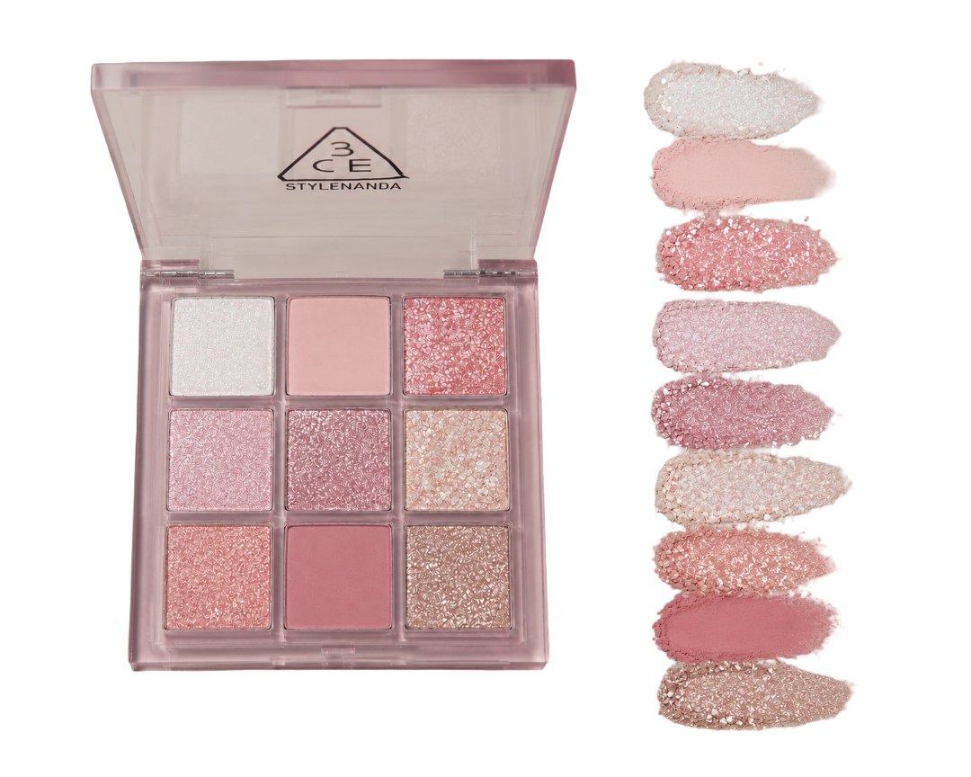 Pétale Cristallin – Palette d’ombres à paupières