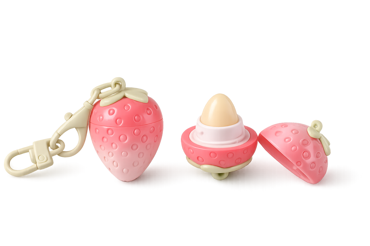 Baume à Lèvres Fraise Porte-Clé