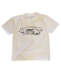 T-Shirt kitten - « U R MY FAVORITE »
