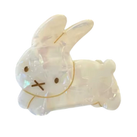 La Mavy - Pince à cheveux Lapin Nacrée