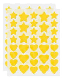 Patchs Anti-acné Étoiles & Cœurs Hydrocolloïdes - 432 stickers