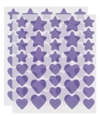 Patchs Anti-acné Étoiles & Cœurs Hydrocolloïdes - 432 stickers