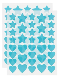 Patchs Anti-acné Étoiles & Cœurs Hydrocolloïdes - 432 stickers