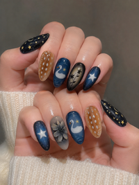 Nuit Enchantée – Press-On nails (24 pièces)