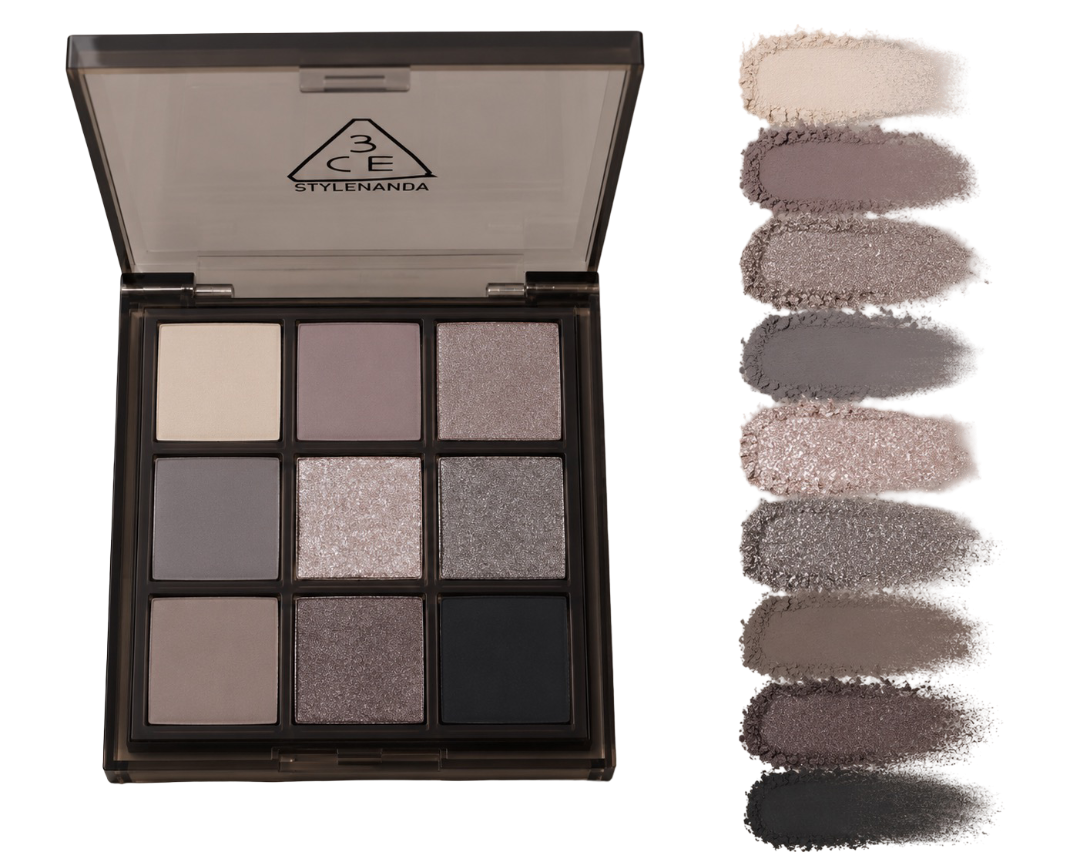 Voile d’argent – Palette d’ombres à paupières