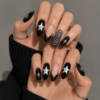 Éclipse Stellaire – Press-On nails (24 pièces)